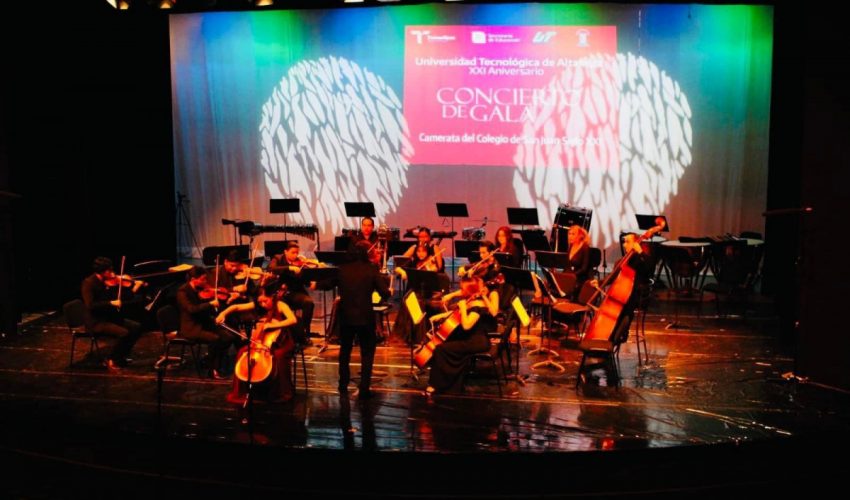 Concierto de Gala con la Camerata del Colegio de San Juan Siglo XXI con motivo del XXI Aniversario de nuestra Universidad Tecnológica de Altamira.