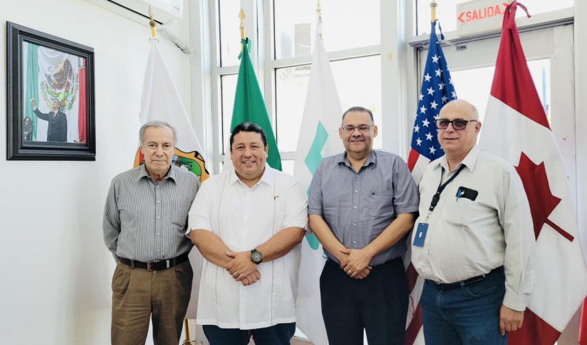 Reunión de trabajo con el Dr. Rogelio Ortega Izaguirre, director del Centro de Investigación en Ciencia Aplicada y Tecnología Avanzada