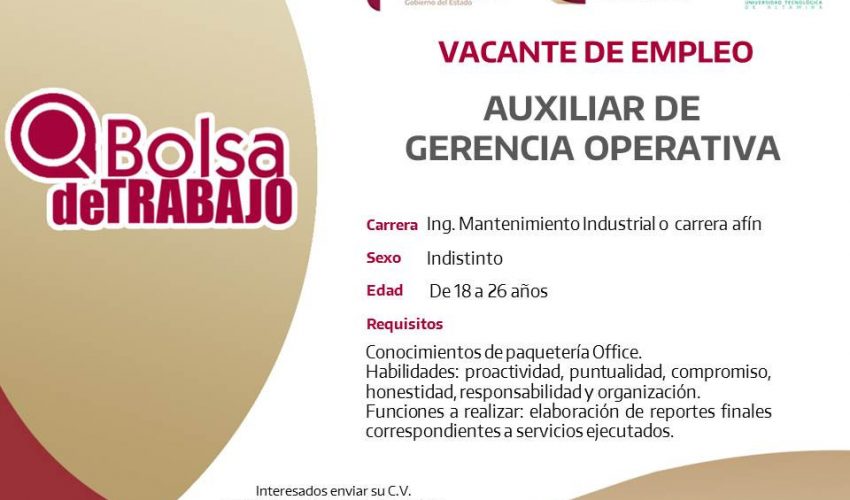 Vacante de Empleo