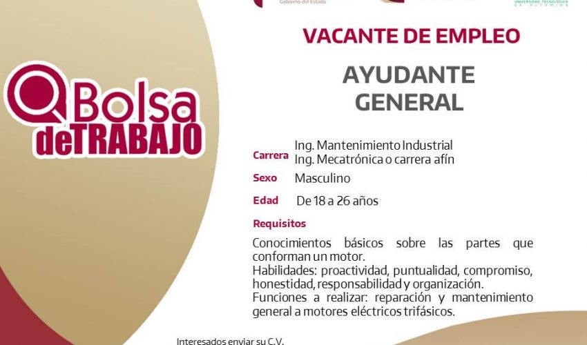 Vacante de Empleo