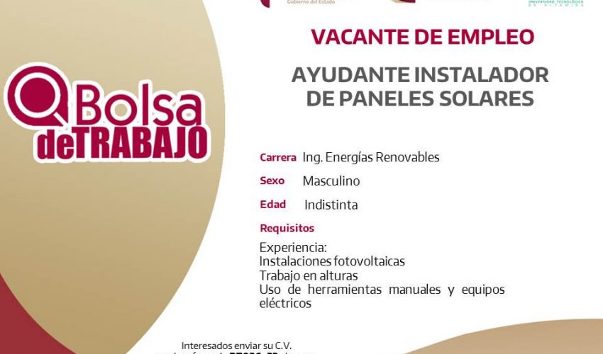 Vacante de Empleo