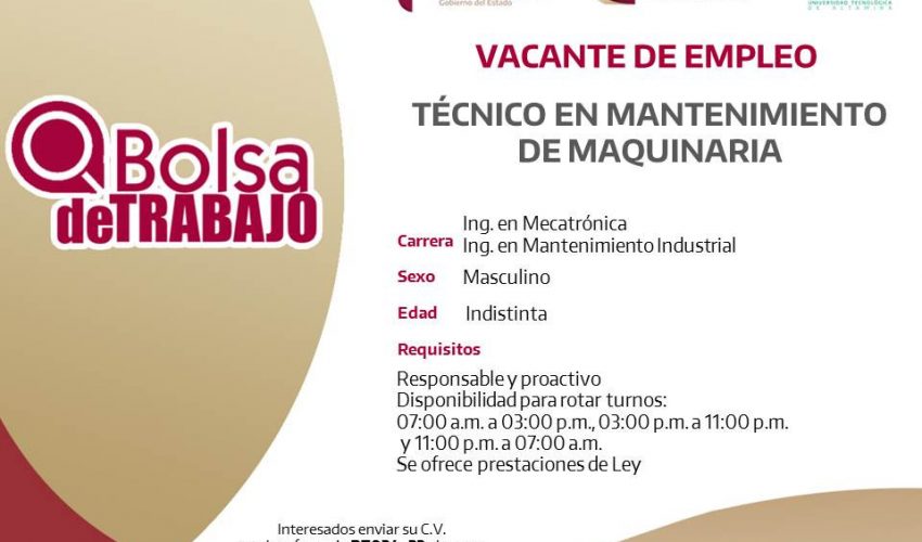 Vacante de Empleo
