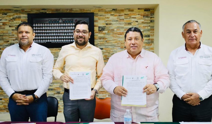 Firma del Acta del Comité Consultivo Local de Vinculación del CBTis 103