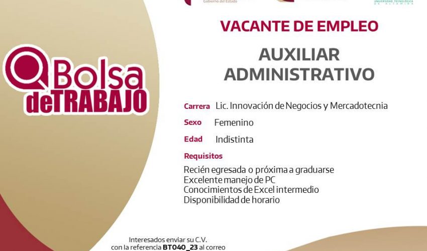 Vacante de Empleo