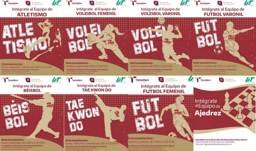 Te invitamos a formar parte de los Equipos de Ajedrez, Atletismo, Fútbol, Voleibol, Basquetbol, Béisbol y Tae Kwon Do