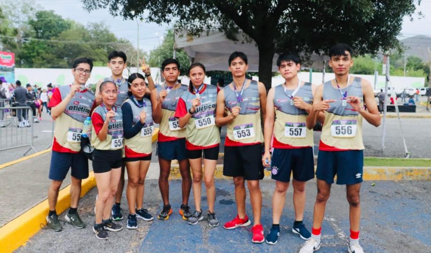 Nuestra Selección de Atletismo participó en Ciudad Victoria en el Maratón Jebla con excelentes resultados en distancia de 5 kilómetros (5K)