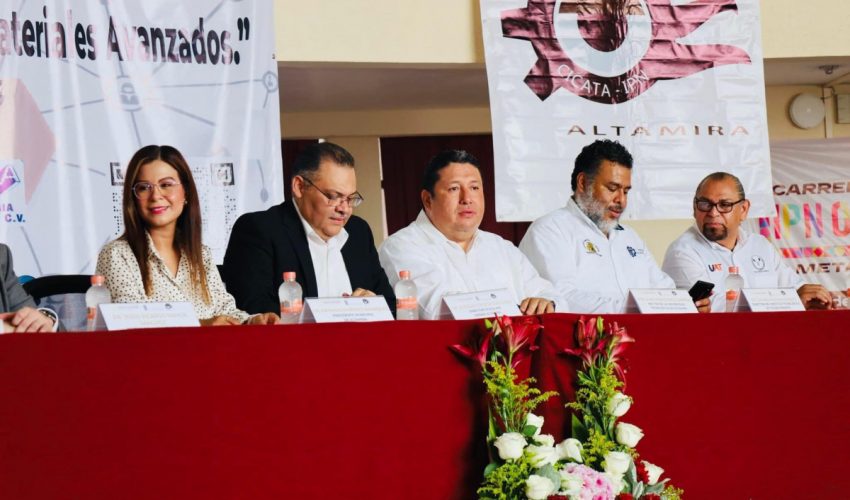 El Mtro. Juan Dionisio Cruz Guerrero participó en la inauguración de los trabajos de la 1er Semana Nacional de Ciencia y Tecnología Aplicada del CICATA Altamira IPN