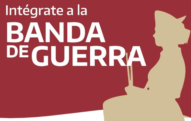 Intégrate a la BANDA DE GUERRA de nuestra Universidad Tecnológica de Altamira. ¡Te esperamos! 🐲