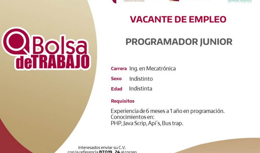 Vacante de Empleo