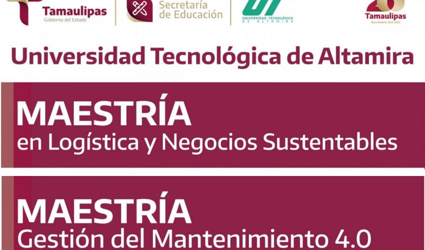 Logra tu crecimiento profesional estudiando una maestría en la Universidad Tecnológica de Altamira