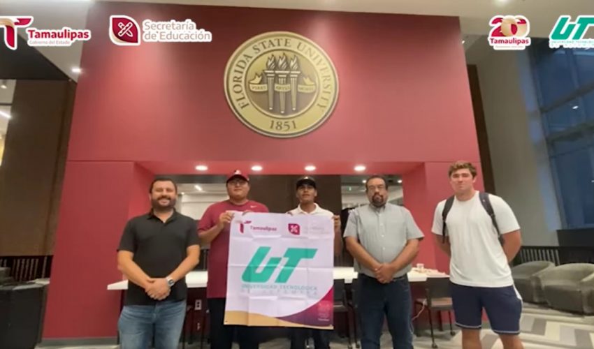 Con el respaldo de nuestro Gobernador Dr. Américo Villarreal, alumnos y docentes de la Universidad Tecnológica de Altamira se preparan y actualizan en la Florida State University