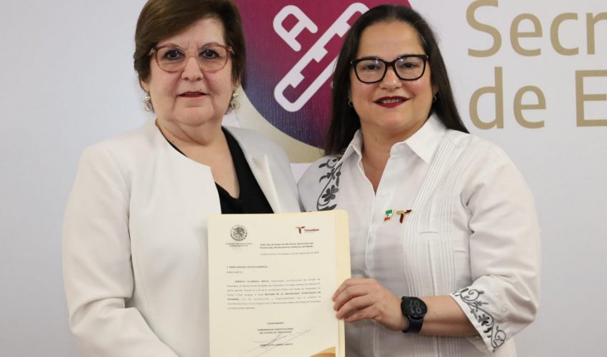 El gobernador de Tamaulipas Dr. Américo Villarreal tuvo a bien designar como Rectora de la Universidad Tecnológica de Altamira a la Dra. Mara Grassiel Acosta González, quien a partir de este momento estará al frente de nuestra querida institución