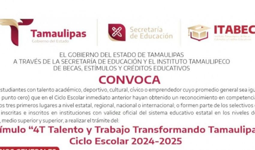 Inscríbete para obtener uno de los estímulos al talento, si es que obtuviste alguno de los tres primeros lugares en competencias oficiales a nivel estatal, regional, nacional o internacional; o formar parte de los selectivos estatales o nacionales