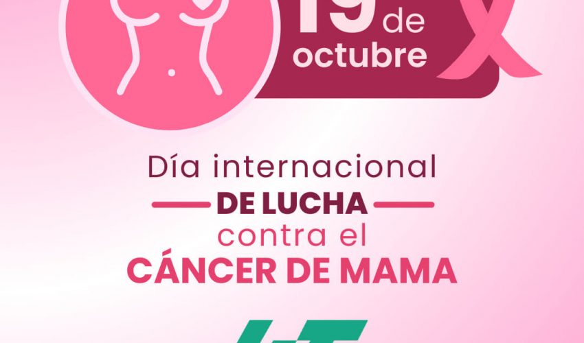 19 de octubre | Día internacional de la lucha contra el Cáncer de Mama |