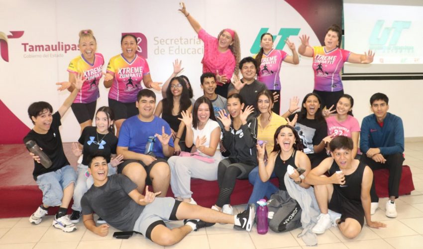 Con gran entusiasmo de parte de los alumnos de la Universidad Tecnológica de Altamira cerramos la Semana de la Salud UT, quienes se activaron bailando al máximo