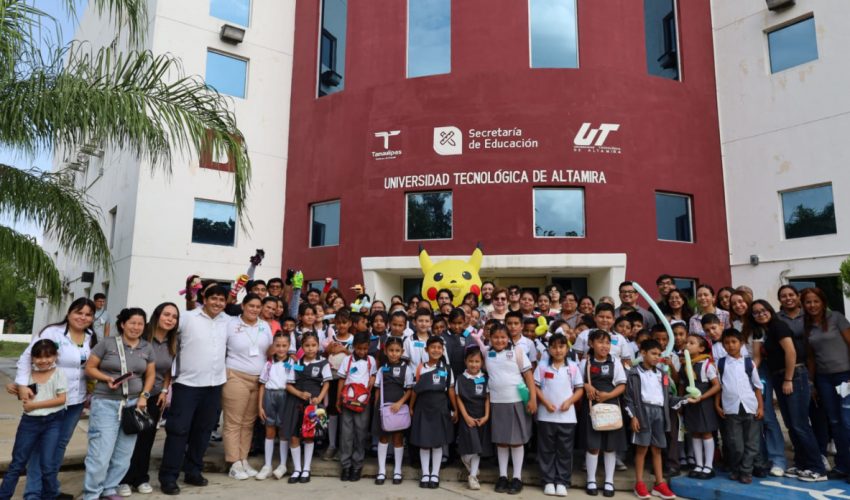 La Universidad Tecnológica de Altamira fue sede por primera vez de la Feria Internacional del Libro Infantil y Juvenil (FILIJ) 2024, teniendo como invitados especiales a los alumnos de la primaria Ignacio Zaragoza de la comunidad Lomas del Real