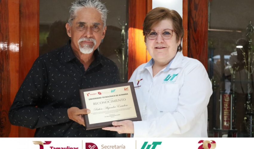 Le deseamos el mayor de éxitos a nuestro amigo Rubén Alejandre Escudero, quien inicia su etapa de jubilación después de 22 años de laborar en la Universidad Tecnológica de Altamira