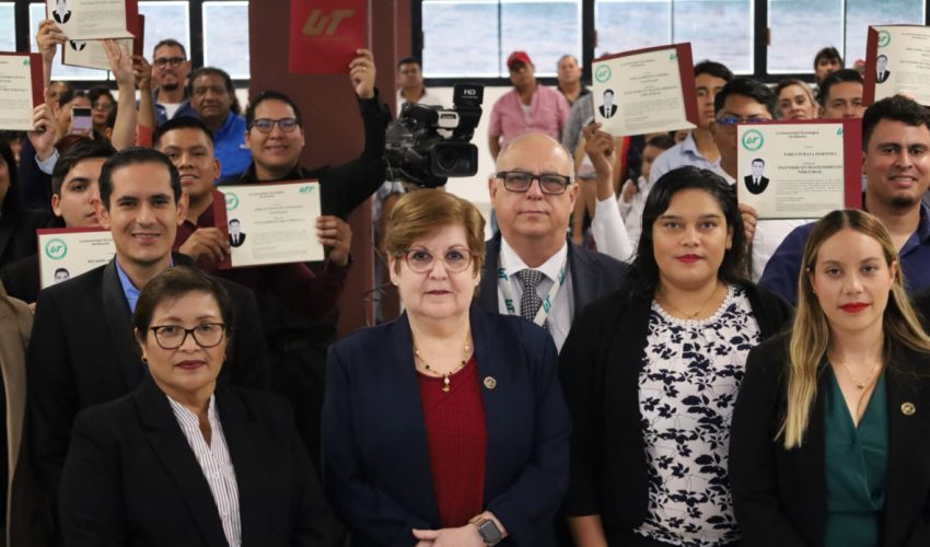 Entregamos 148 títulos de Ingeniería en Mantenimiento Industrial, Mecatrónica, Nanotecnología y Química de Procesos Industriales