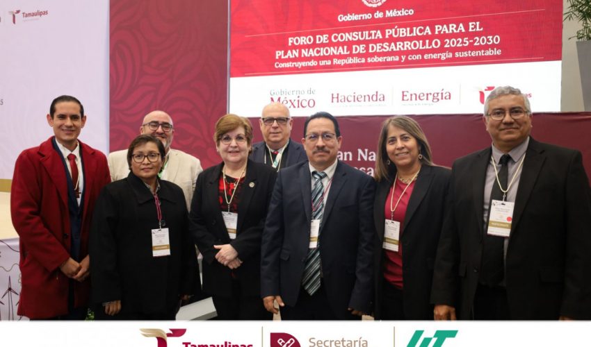 Directivos de la Universidad Tecnológica de Altamira participaron en el Foro de Consulta Pública como parte del proceso de integración del Plan Nacional de Desarrollo 2025-2030