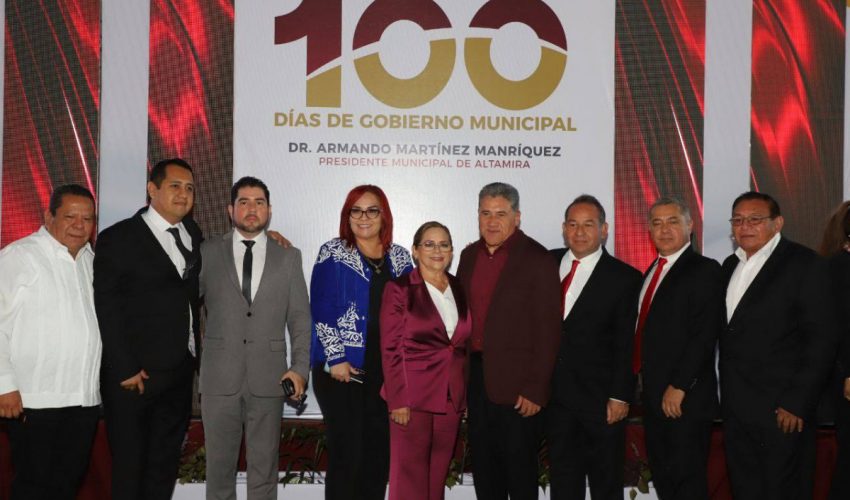 Una felicitación al Dr. Armando Martínez Manríquez, Presidente Municipal de Altamira por sus primeros 100 días al frente de la administración 2024-2027