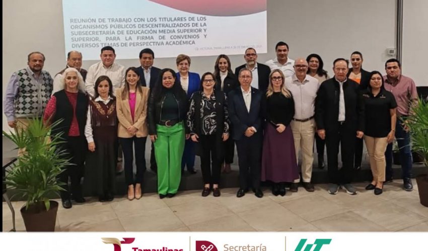 Nuestra rectora, Dra. Mara Grassiel Acosta González, participó en la reunión de titulares de los Organismos Públicos Descentralizados misma que estuvo encabezada por la secretaria de Educación de Tamaulipas, Lucía Aimé Castillo Pastor