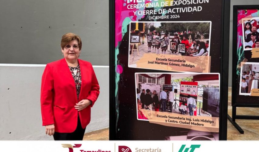 La titular de la SET, Mtra. Lucía Aimé Castillo Pastor, inauguró la exposición «Memorabilia», espacio que cuenta con una selección de 147 fotografías que narran y celebran la historia de los diversos planteles educativos de Tamaulipas