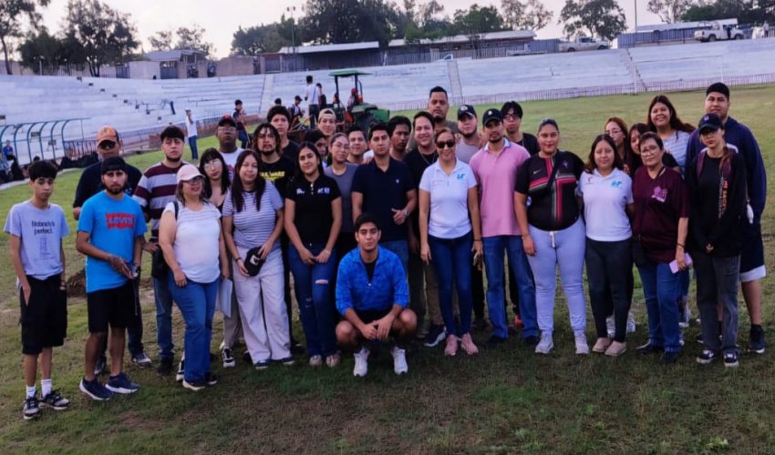 Nuestra comunidad universitaria se sumó con entusiasmo a la Jornada de Limpieza del Estadio de Altamira