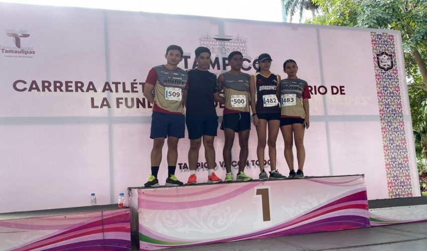 ¡Orgullo Dragón en la Carrera Atlética por el 202 Aniversario de la Repoblación de Tampico!
