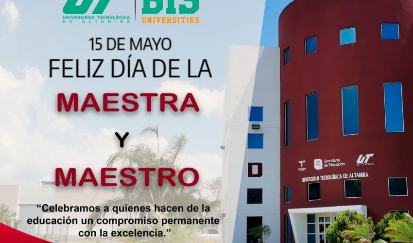 ¡Gracias, Maestras y Maestros de la Universidad Tecnológica de Altamira, por su compromiso y dedicación!