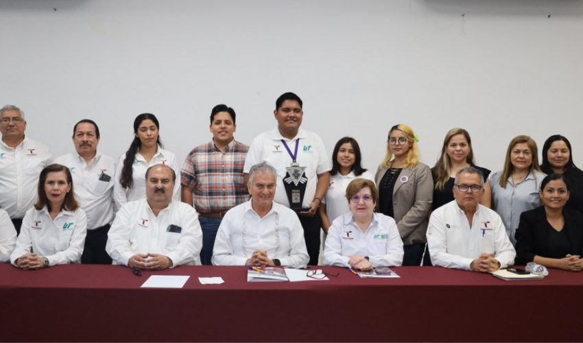 Con gran entusiasmo, la Dra. Mara Grassiel Acosta Gonzalez, Rectora de la Universidad Tecnológica de Altamira, recibió en nuestras instalaciones al Dr. Vicente Joel Hernández Navarro, Secretario de Salud en Tamaulipas, y al Dr. Héctor Manuel Hernández Navarro, Director de Vinculación y Difusión de la SEMSyS