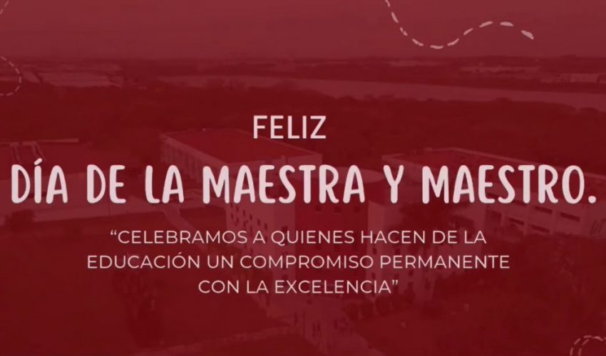 ¡Feliz día de la Maestra y Maestro!