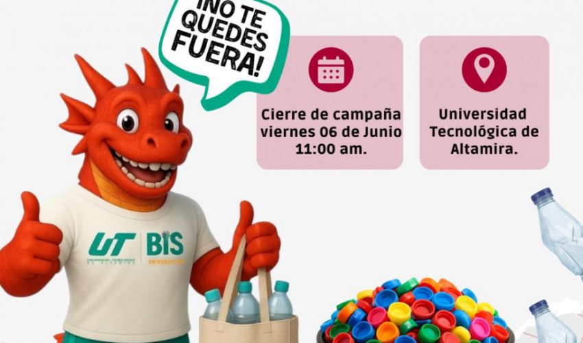 No te quedes fuera de esta iniciativa la UTALT recolecta tapitas plásticas y botellas de PET