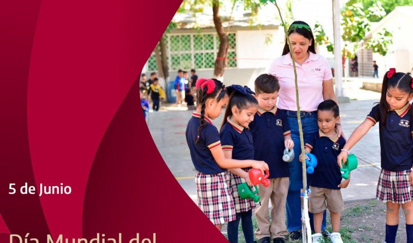 Como parte del Día Mundial del Medio Ambiente, las escuelas de Tamaulipas se dieron a la tarea de organizar brigadas de limpieza en sus comunidades