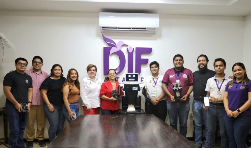 Dragones de la UTALT visitan el DIF Altamira