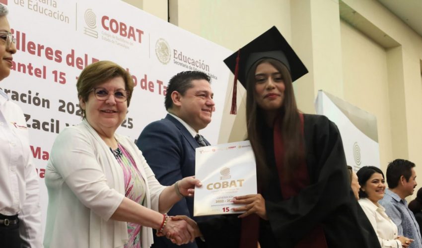 UTALT felicita al COBAT 15 Tampico por su Ceremonia de Graduación