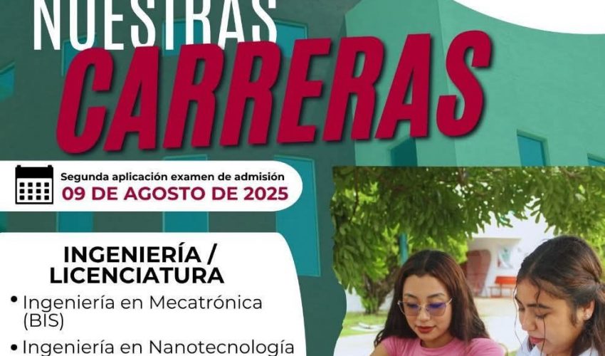 La Universidad Tecnológica de Altamira extiende la fecha límite para entrega de fichas de nuevo ingreso hasta el 03 de agosto de 2025