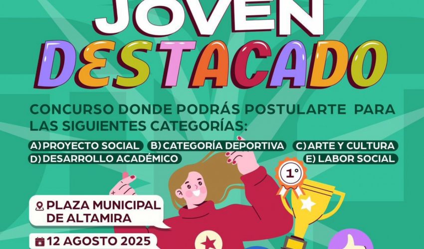 La UTALT te invita a participar en el concurso Joven Destacado 2025