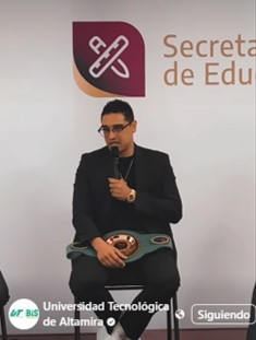 Inspiración en el ring y en la vida: Raúl “Cugar” Curiel en la UTALT.