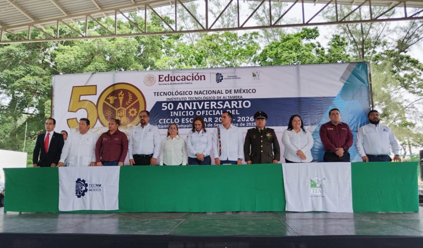 Celebrando 50 años de excelencia: UTALT presente en el aniversario del Instituto Tecnológico de Altamira