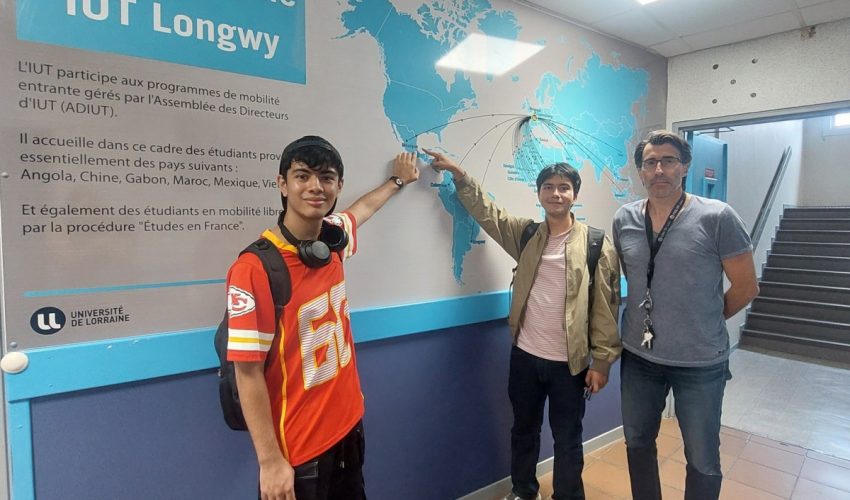 IUT Henri Poincaré de Longwy se complace en dar la bienvenida a sus dos primeros estudiantes mexicanos, Jasiel y Jafet