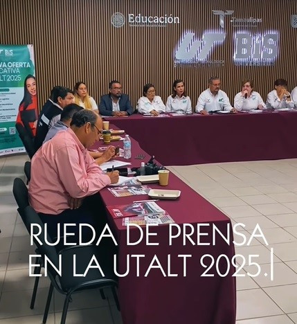 En la UTALT compartimos con orgullo nuestros logros 2025 y presentamos la nueva oferta educativa en una rueda de prensa con medios de comunicación de la zona conurbada