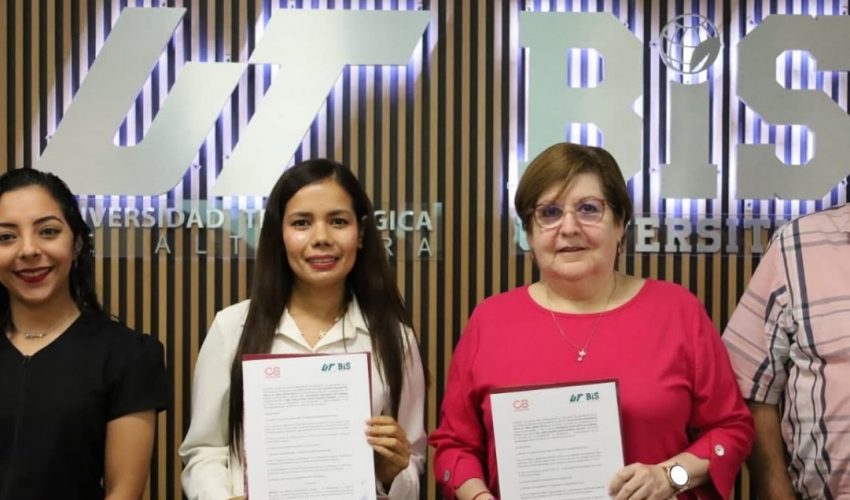 La Universidad Tecnológica de Altamira firmó un convenio de colaboración con la clínica CB Nutrición