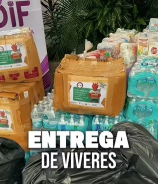 La UTALT entregó ropa, víveres y artículos de limpieza e higiene al Sistema DIF Altamira, como apoyo a las familias afectadas por las recientes inundaciones.