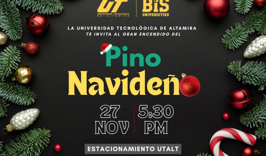 Te invitamos al Gran Encendido del Pino Navideño, un momento especial para celebrar en comunidad, compartir alegría y dar inicio oficialmente a la temporada más luminosa del año.
