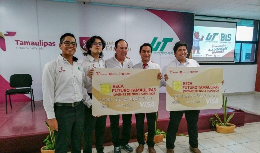 La UTALT realizó la Ceremonia de Entrega de Becas “Futuro Tamaulipas, Jóvenes de Nivel Superior” y del Estímulo 4T “Talento y Trabajo, Transformando Tamaulipas”