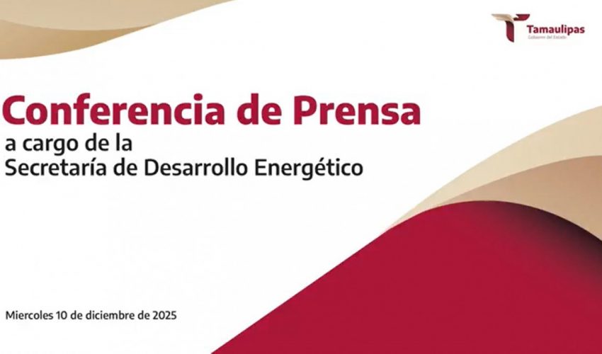 Conferencia de Prensa a cargo de la Secretaría de Desarrollo Energético.