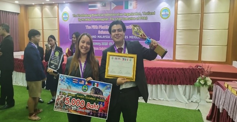 a Universidad Tecnológica de Altamira obtuvo el Primer lugar general y el Premio de Excelencia en el 5th Phatthalung International Science Fair (PISF) 2026, celebrado en Tailandia