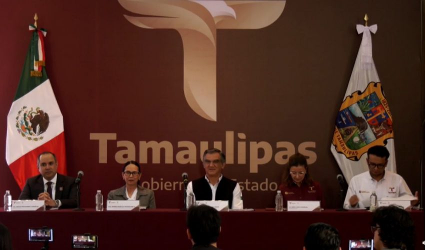 Gobierno del Estado de Tamaulipas, conferencia de Prensa