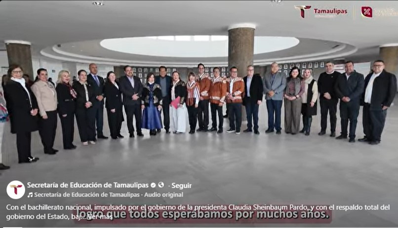 Con el bachillerato nacional, impulsado por el gobierno de la presidenta Claudia Sheinbaum Pardo, y con el respaldo total del gobierno del Estado, bajo el liderazgo de Américo Villarreal Anaya, se fortalece la educación Media Superior en Tamaulipas