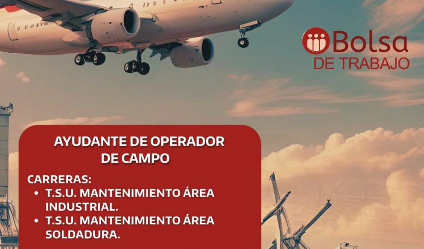 La Universidad Tecnológica de Altamira (UTALT) comparte una nueva oportunidad laboral a través de su Bolsa de Trabajo